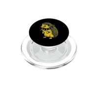 Rocker Hedgehog Punk Metal Rock and Roll Music Hedgehog PopSockets PopGrip for MagSafe