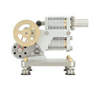 Rocker Model | High Speed 4000 RPM with Double Spring Shock Absorption | 2 Cylinder Steam Model for Teaching/Decor/Present | All Metal, 551g