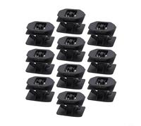 Rocker Panel Moulding Clips 10 Pcs - Black Nylon Fasteners for 500 2005+ - Replaces 6G1Z-5410182-A fit for Car Exterior Trim & Side