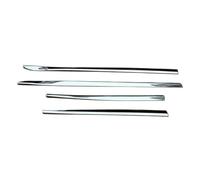 Rocker Panel Splitter Lip For Jeep For Cherokee KL | 2014-2021 Chrome Door Body Side Skirts Molding Cover Trims