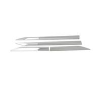 Rocker Panel Splitter Lip For Toyota For Rav4 2019-2025 | Side Skirt Door Body Strip Molding Trim(ABS Chrome Model A)