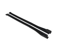 Rocker Panels Extensions For Benz C-Class W204 C63 2007-2014 Car Side Skirt Extension Body Apron Lip Splitters Winglet Lateral Shovel Carbon ABS