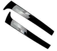 Rocker Panels Extensions For VW For Touareg 2011-2017 Gloss Black Car Rear Window Side Spoiler ABS Spoilers Splitter Canard Sticker Accessories