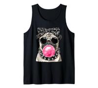 Rocker Pug with Sunglasses Punk Animal Bubblegum Gothic Tank Top