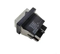 Rocker Pushbutton Switches HY12-9-7 125V 4 Pins Waterproof Power Switch for Power Tools Refrigerator Applications 20A Maximum Current Rating Dual Voltage Operation 250V 18/12A IP55