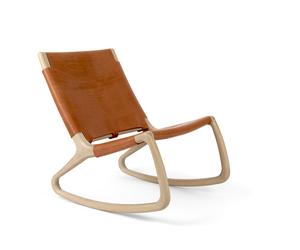 Rocker Rocking Chair Harness Leather Mater - 5704794070106