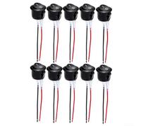 Rocker Switch 10 Pack 2 Pin with 6A220V Perfect for Use in Cars, Boats, and For Motorcycles