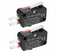 Rocker Switch 10pcs V-151-1C25 SPDT 1 NO NC Short Straight Hinge Lever Arm Limit Micro