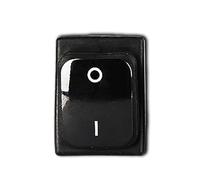 Rocker Switch 12V 220V 4 Pin On Off 250V 4Pin 16A 2 Position 20A DC 24V 22mm KCD4 RL2 2X1N 1Pcs(Black Switch)