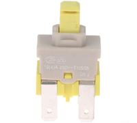 Rocker Switch 16A 250V Heavy Duty Self-Locking Button for Vacuum Dishwasher Repair - 4 Pin SPST On Off Control for Home Appliances Industrial Use Grey 4x2cm