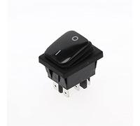 Rocker Switch 1Pcs KCD4 on-Off 20A/250V 6 pin DPST IP67 Sealed Waterproof T85 Auto Marine Toggle with LED 220V 30x22(2d6p)