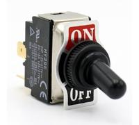 Rocker Switch 2 Position 4 Pin, 18A 125V-277V AC Self-Locking Power for TOGGLE Switch, Flame Retardant for Industrial Electrical Equipment(With label)