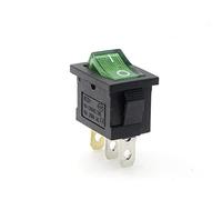 Rocker Switch 20pcs 50pcs 2color KCD1 21 * 15 LED 3 Pin SPST 250V 6A Boat ON/Off Snap-in Position with Light(Vert,20 piece)