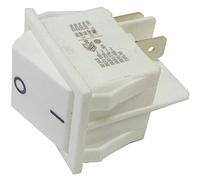 Rocker Switch 240V (White) Fits Belle Maxi 140 Mixer - CMS27