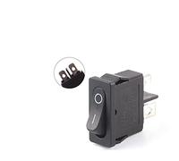 Rocker Switch 5 PCS/Lot KCD1 21X9.5mm 2Pin 2 Position Snap in ON-Off Black Red White Push Button Boat 6A 250V/10A 125V(2pin Black Black)