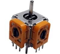 Rocker Switch 5pcs 13X13mm FJM10K 3D Aircraft Model Rocker Potentiometer 360 Degree Game Machine Hand Switch with Cap Resistor elements (Color : Without Cap)