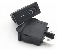 Rocker Switch 5Pcs KCD1-110 10x22mm Black Super Thin NO/Off 2 Pin Small Instrument Power(Nero)