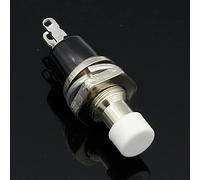 Rocker Switch 6pcs 7mm Momentary Push Button Press The Reset On Off Micro Normally Open NO(Blanc)