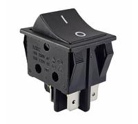 Rocker Switch Button 4-Pin Off/On Does Not Snap, Fits as Replacement for Lawnmowers