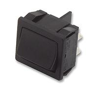 Rocker Switch, DPST, Black | Rocker SWITCHES, 1 X Qty - H8650VBAAC
