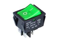 Rocker Switch for Numatic Henry Hoover - Premium Green Power Replacement with Light On/Off Button | Compatible with Hetty, James, George Vacuum Cleaners | 4-Pin Boat Type, AC 250V 30A, Easy Fit Spare