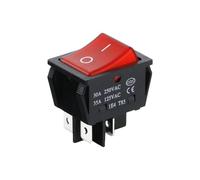 Rocker Switch for Numatic 'Henry' Hoover Vacuum Cleaner 30A Welder Welding Machine 4-Pin Boat Type ON/OFF Circuit Switch Red Replacement Button Easy Installation Perfect for Home Appliances