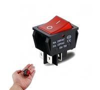 Rocker Switch for Numatic Henry Hoover Vacuum Cleaner Replacement ON/OFF Power Button Compatible with Hetty, James & George Models, 4-Pin Red Switch for Home Appliances & Welding Machines (Red)