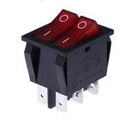 Rocker Switch New RK1-23 Oil Heater Switch ON/Off Rocker Switch 250V/16A with Double Buttons 1pcs Switch