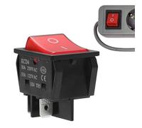 Rocker Switch ON-OFF Power Switch Compatible with Numatic Vacuum Cleaners Fits Henry Hetty James George Models Durable Replacement Red Button Easy Installation Perfect for Home Appliances
