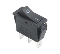 Rocker Switch Rectangular On-Off-On Black 3 Positions Car Marine Truck Camper Electronic Switch 12 V