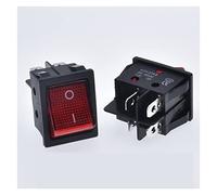 Rocker Switch Special for Eelding Machine 30A 250V ON-Off High Current KCD4 22 * 29 Red Rocker Power Switch 4Pin Button Electrical Access Switch