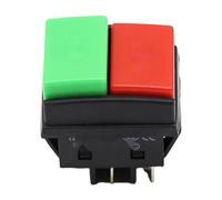 Rocker switch WF03-C1 KCD4 button start stop control button double red 1NO 1NC 4 Pins