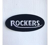 Rockers Riders Bikers Badge Large Iron Sew On Embroidered Patch