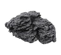 Rockery Faux Stone Ornament Aquarium Decor for Natural Aquatic Scenery | Waterproof Resin Build, Black Realistic Texture, for Shrimp Snails in South American Planted Aquascapes
