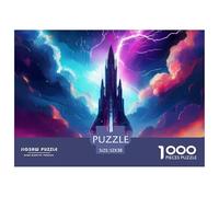 Rocket 1000 Piece Jigsaw Space Universe Puzzles for Adults And Kids Age 12 Years Up Challenging & Brainteasing Puzzle Game for The Whole for Women Gifts for Men52x38cm/1000pcs