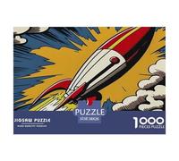 Rocket 1000 Piece Jigsaw Space Universe Puzzles for Adults And Kids Age 12 Years Up Challenging & Brainteasing Puzzle Game for The Whole for Women Gifts for Men38x26cm/1000pcs