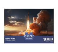 Rocket 1000 PieceJigsaw Puzzle for Adults PuzzlesEducationalSpace Universe Game Challenging PuzzlesPuzzle Game for The Whole for Women, Gifts for Men38x26cm/1000pcs