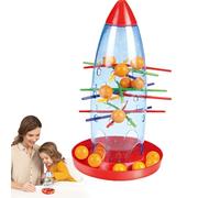 Rocket Board Game - Cognitive Skill Toy, Strategy Planning, Stick Beads Movement, Engaging Gameplay, Easy Setup, Interactive Experience | Board Game Set With Family Adults Kids, Learning Patience