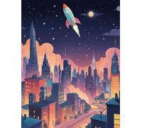 Rocket City: Graph Paper Notebook