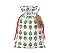 rocket clipart space ship print Christmas Packing Bag Linen Bags with Drawstring Funny Wedding Present Bag