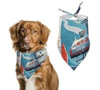 Rocket Clipart Space ShipPet Scarf Dog Bandana for Small Medium Large Exquisite Unique Cat Dogs Kerchief Premium Fabric Cute Triangle Cat Dogs Bibs Scarf