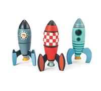 Rocket Construction Game - Set of 3 Multicoloured one size