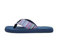 Rocket Dog Adios Stark Womens Striped Flip Flop - Size 8 UK - Blue