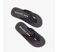 Rocket Dog Womens Adios Webbing Flip Flops Black 6