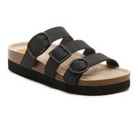 Rocket Dog Astor Glenn Glitter Textile Women's Black Sandals UK 8