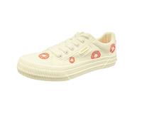 Rocket Dog Cheerful, Women's Sneakers, 10,11,12,6,6.5,7,7.5,8,8.5,9,9.5 M Womens Adult, Donut White, 3.5 UK