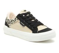 Rocket Dog Cheery Blocked Cotton Womens Black/Natural Trainers - Multicolour - Size UK 8