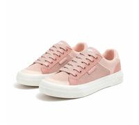 Rocket Dog Cheery Blocked Fabric Textile Women's Mauve/Pink Trainers - UK 5