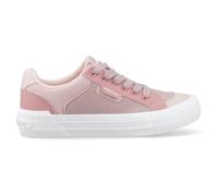 Rocket Dog Cheery Blocked Fabric Textile Women's Mauve/Pink Trainers - UK 4