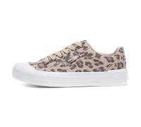 Rocket Dog Cheery Womens Canvas Tan Leopard, Brown, 7